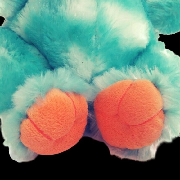 Animal Adventure Easter Bunny Rabbit 13" Blue White Tie-dye Easter Spring 2018 - Picture 6 of 8